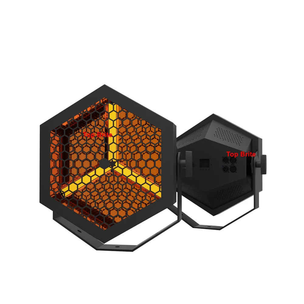 LED Par 3X60 Вт теплый белый светодиодный сценический светильник DMX Ретро вспышка с 48X0