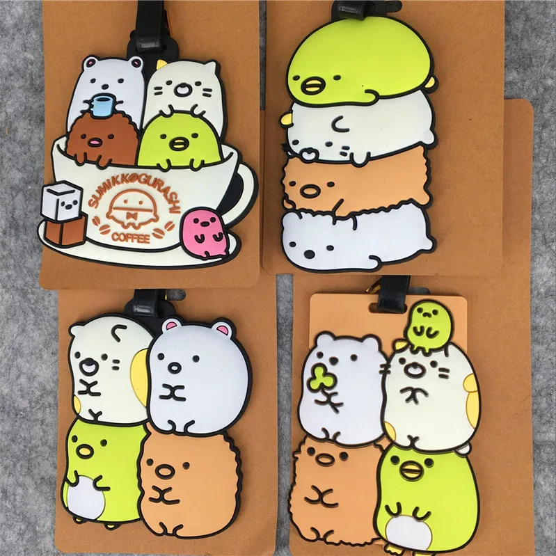 Аксессуары для путешествий мультяшная серия угловая биологическая ПВХ мягкая