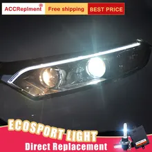 2 шт. светодиодный ные фары для Ford EcoSport 13 15 Автомобильные