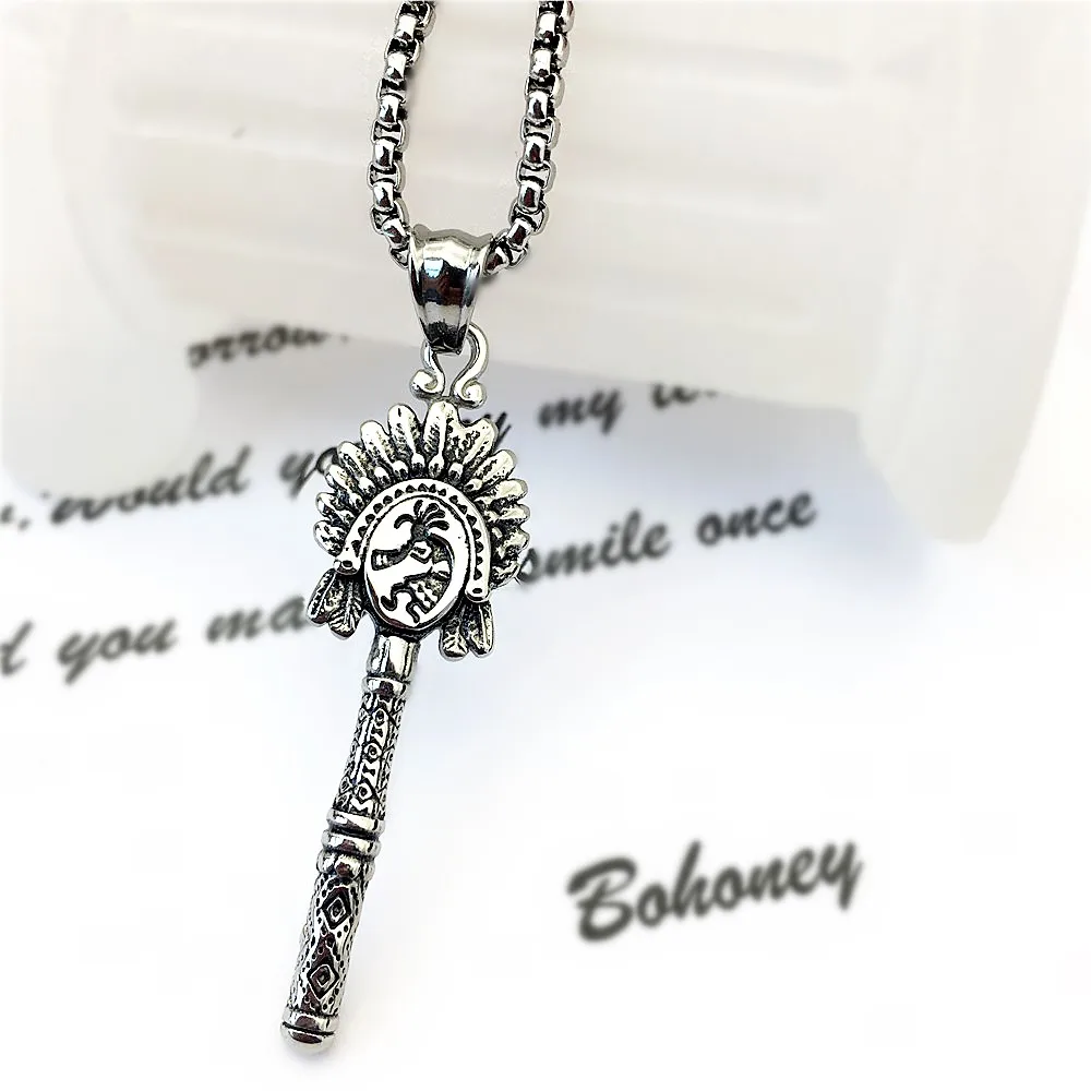 2018 крутая индийская подвеска Ганеша ожерелье для мужчин и женщин 316L Нержавеющая