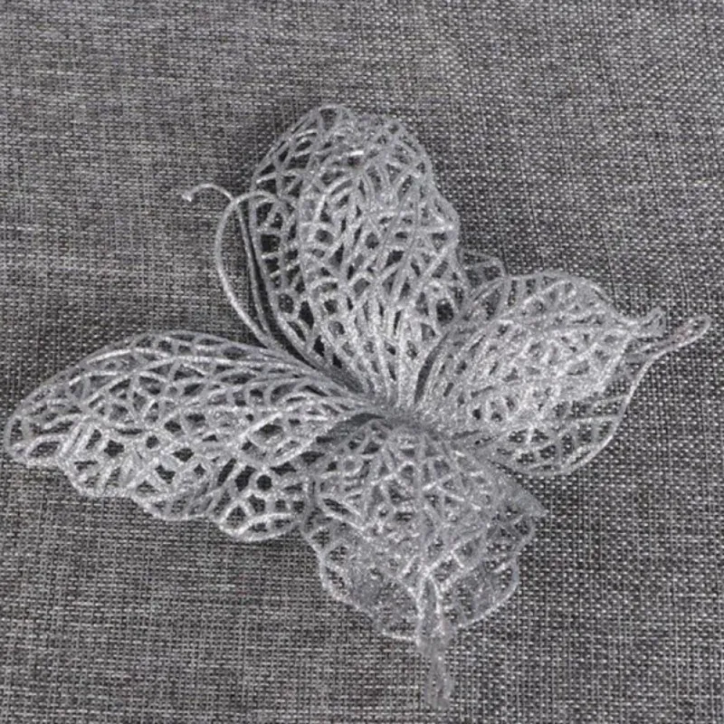 6 шт./компл. елочные украшения для дома бабочка Новогодние Свадебная вечеринка