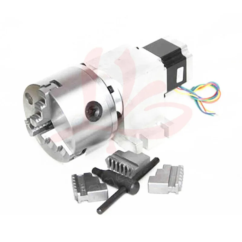 

CNC Parts Harmonic Drive Reducer 3 Jaw 100mm Chuck Dividing Head for Mini Cutting Machine