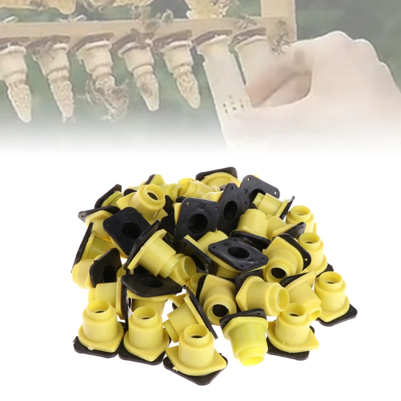 

50 Pcs Beekeeping Tools Bee Queen King Cage Case Anti Bite Accessories Equipment