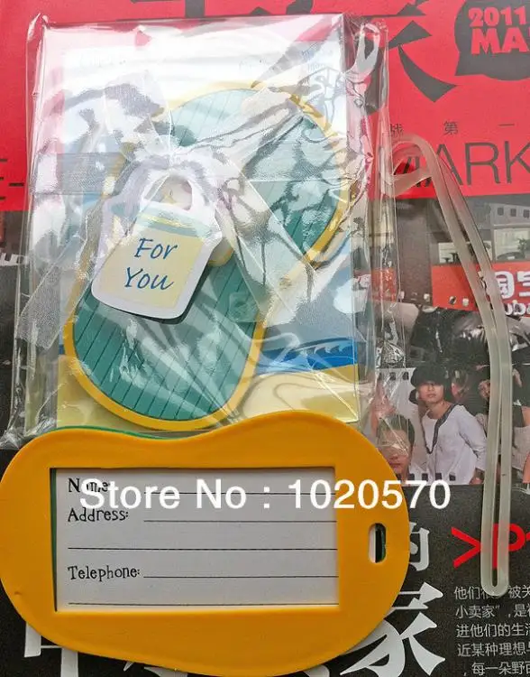 Бесплатная доставка 100 шт./лот Свадебной Триггера Багажную Бирку в Пляж