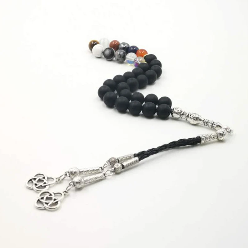 Натуральный gemstoness Tasbih Молитвенные Четки новый стиль 2019 мусульманский браслет
