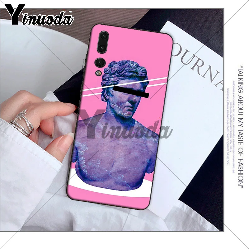 A8 Yinuoda D'art Винтажный чехол для телефона с изображением статуи Давида для huawei P10 plus 20 pro P20 lite mate9 10 lite honor 10 View 10 - Цвет: A8