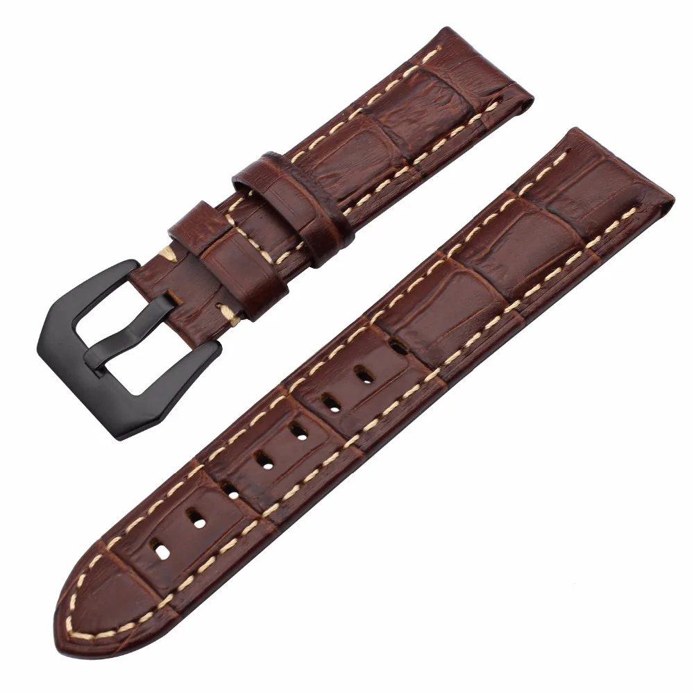 Итальянский ремешок из телячьей кожи для часов 20/22/24/26 мм Rado Bell & Ross Oris Montblanc