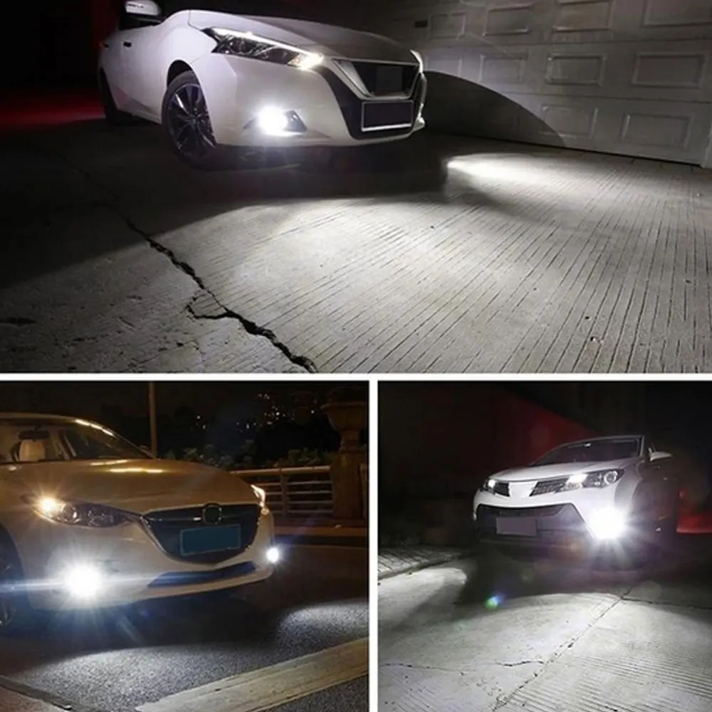 2 шт. H4/H7/H8/H11 светодиодный 100 Вт супер яркий авто светодиодный туман/вождения светильник лампы 12 V-28 V для Германии автомобиль без резистора