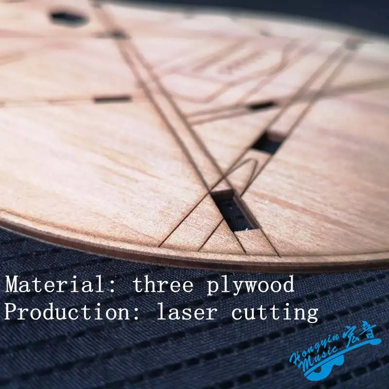 32 дюймов OM маленькая Талия Мини Путешествия деревянная гитара шаблонная модель