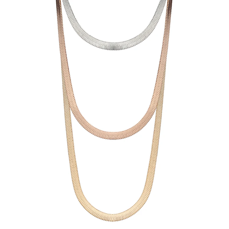 Женское многослойное длинное ожерелье золотого цвета разных цветов на свитере