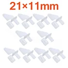 Нейлоновый штырь-рога, 10 шт., 21x11 мм (4 отверстия) для деталей радиоуправляемой модели самолета, пенопластовая электрическая плоскость с пультом дистанционного управления, FM11-605B