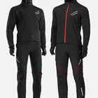 Велосипедный комплект ROCKBROS, теплая флисовая куртка, ветрозащитная Спортивная одежда для бега, одежда для велоспорта, зима