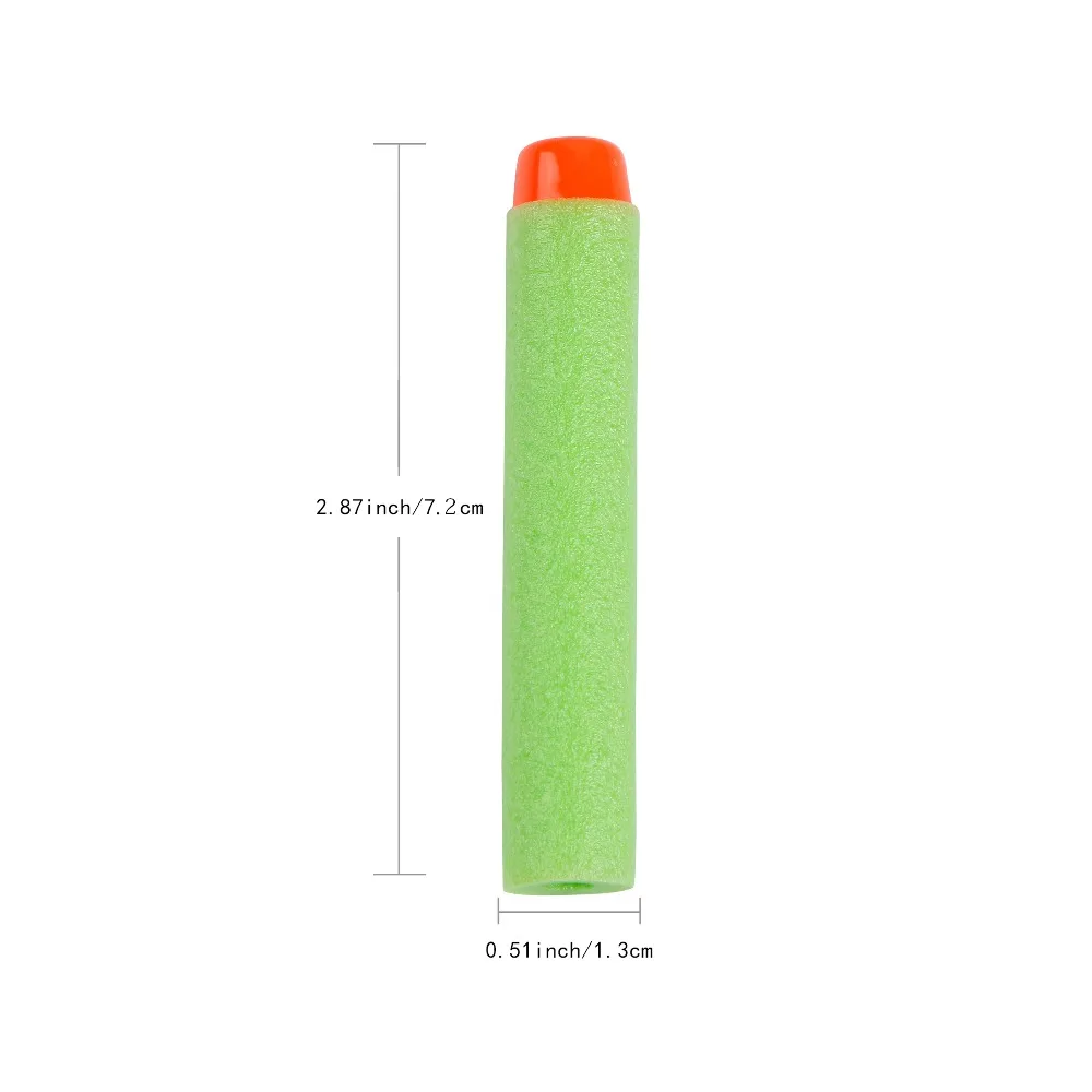 50 шт. для Nerf пулями мягкими дырочку головы 7 2 см заправка игрушка дартс оружейные