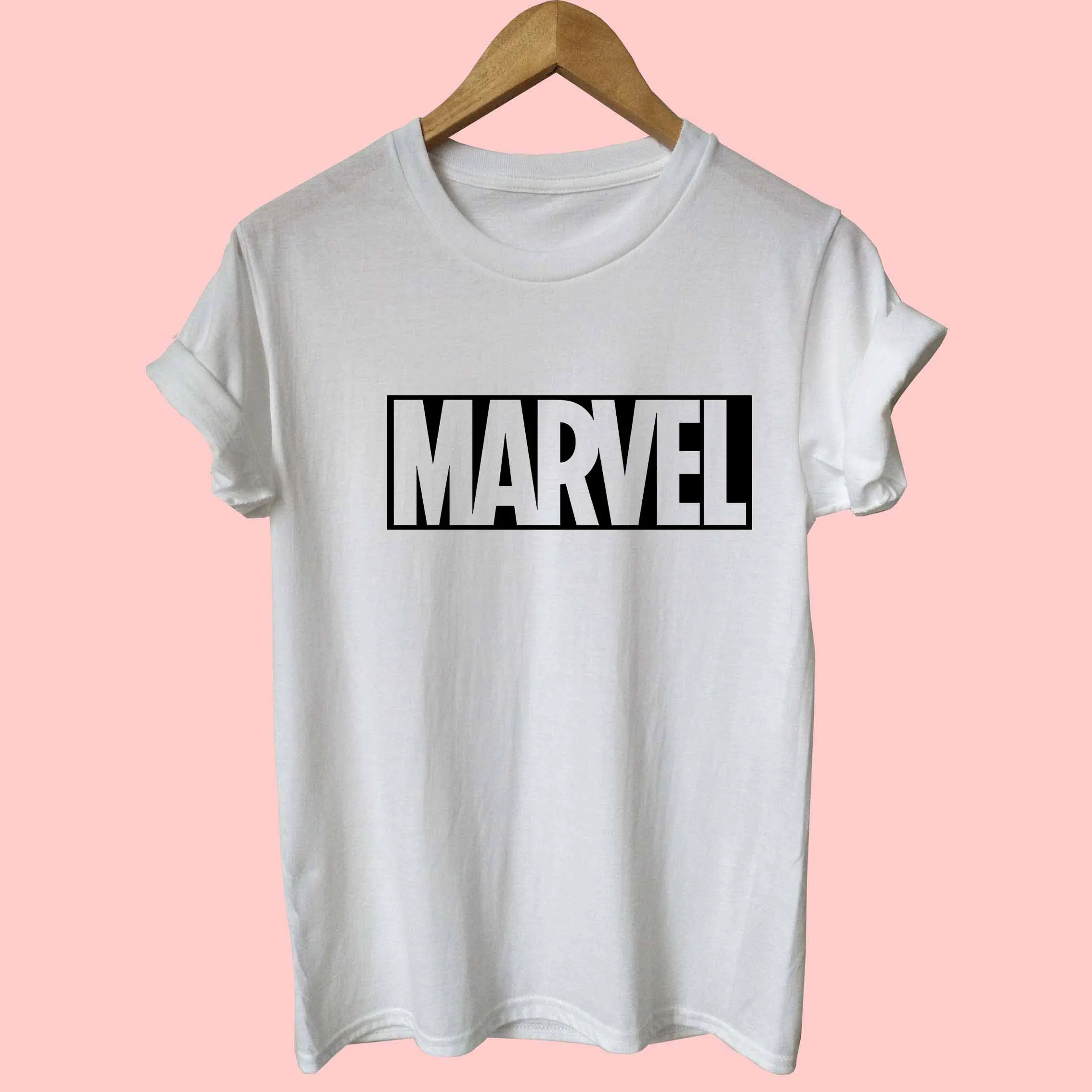 Фото 2018 модные Harajuku повседневные женские футболки в стиле панк-рок MARVEL ts хлопковая 2018 модные Harajuku повседневные женские футболки в стиле панк-рок MARVEL ts хлопковая