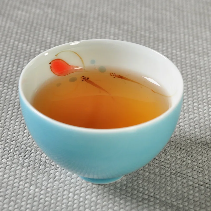 Высокое качество 6 шт. ручная роспись Подарочная коробка чашка для чая кунг фу