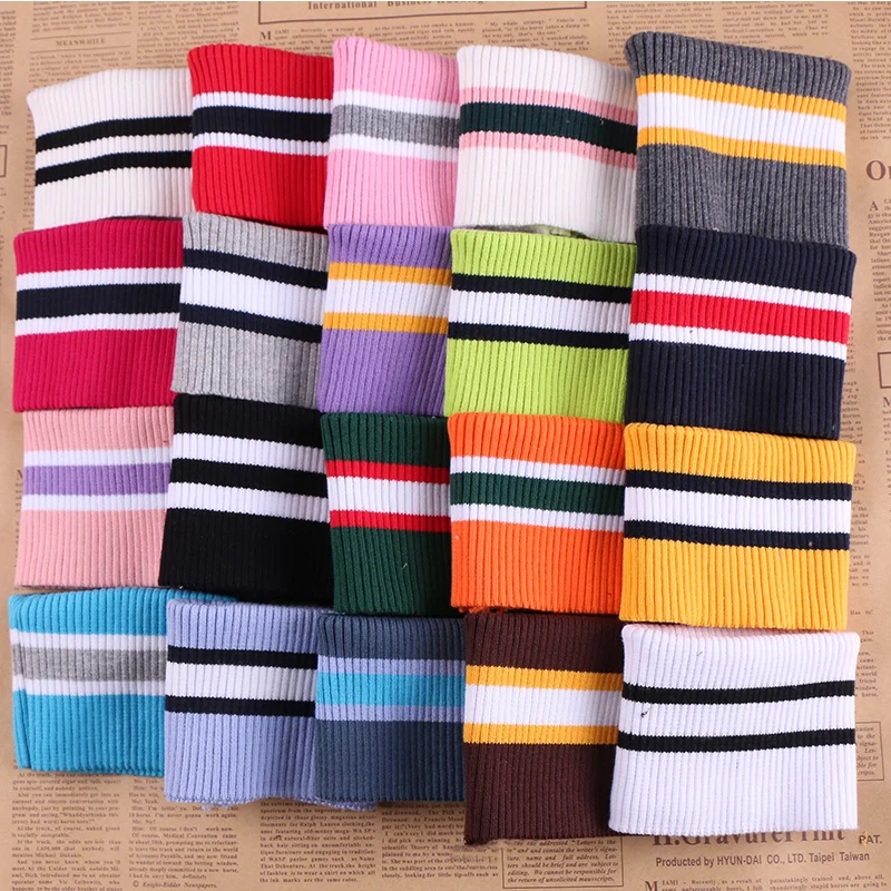 Одна пара готовых хлопковых толстых манжет пуховик зимнее пальто куртка в рубчик