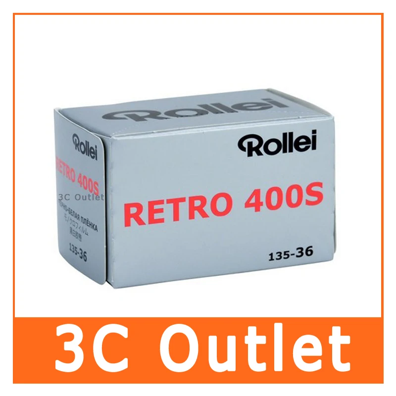 Rollei ретро черные и белые 400 s ISO 35 мм 36 экспозиции 5 рулонов|Фотоплёнка| |