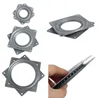 Вращающийся на 360 градусов шариковый Подшипник металлическая поворотная пластина квадратная полая стойка дисплея свободное вращение карусель