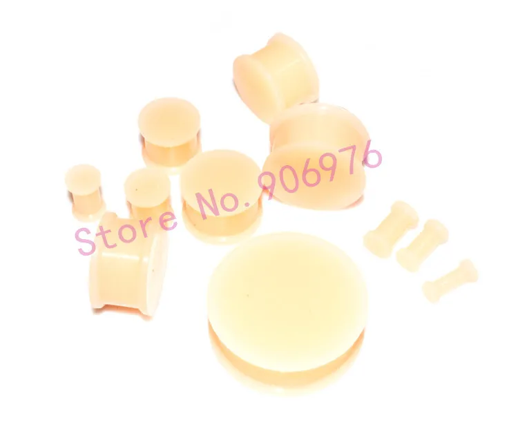 

1 пара силиконовых затычек для ушей, цвет кожи, тоннель для плоти, розничная продажа, 3-30 мм, выбор размеров, серьги, модные ювелирные изделия, ...