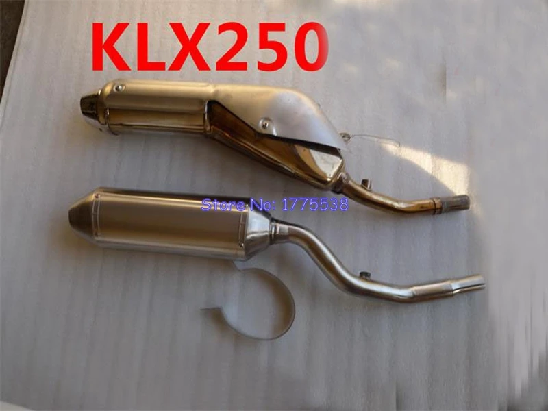 Глушитель KLX250 01 09 10 16 для внедорожников и мотоциклов 1 шт.|motorcycle exhaust pipe|motorcycle pipe