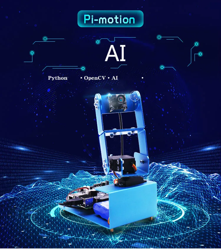 Смарт робот Cdragon Raspberry Pi с двумя режимами работы|Фитнес-трекеры| |