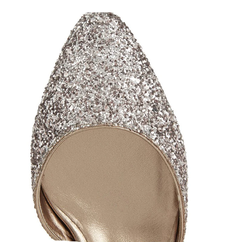 

ENMAYLA Ankle Strap Shoes Woman Pointed Toe Sauqre Heel Summer Sandals Cross-tied Silver Shoes Pointed Toe Large Size 34-43