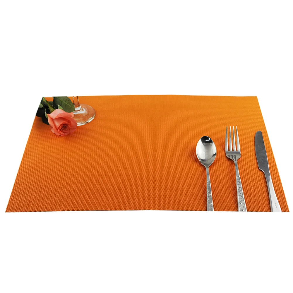 Washable PVC Placemat Insulation Table Mat Protector Non-slip Bowl Pad Coaster Western placemat anti-oil anti-scalding | Дом и сад