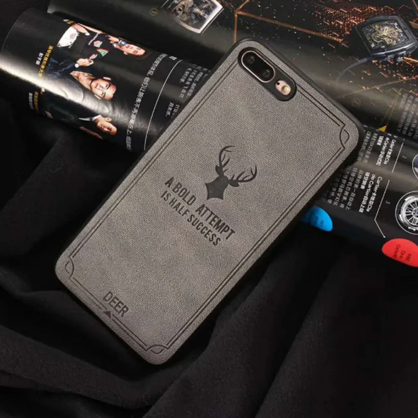 Silicone Cases For Samsung A6 Plus 2018 A9 Star Lite Galaxy Note 9 8 S9 S8 S7 Edge Soft Case Cloth Fabric Deer Bat Covers |