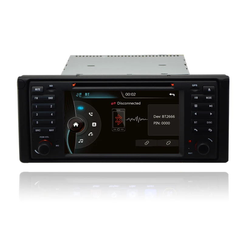 Автомобильный DVD стерео головное устройство UI 7 &quotдля BMW E39 X5 E53 с GPS Навигатором