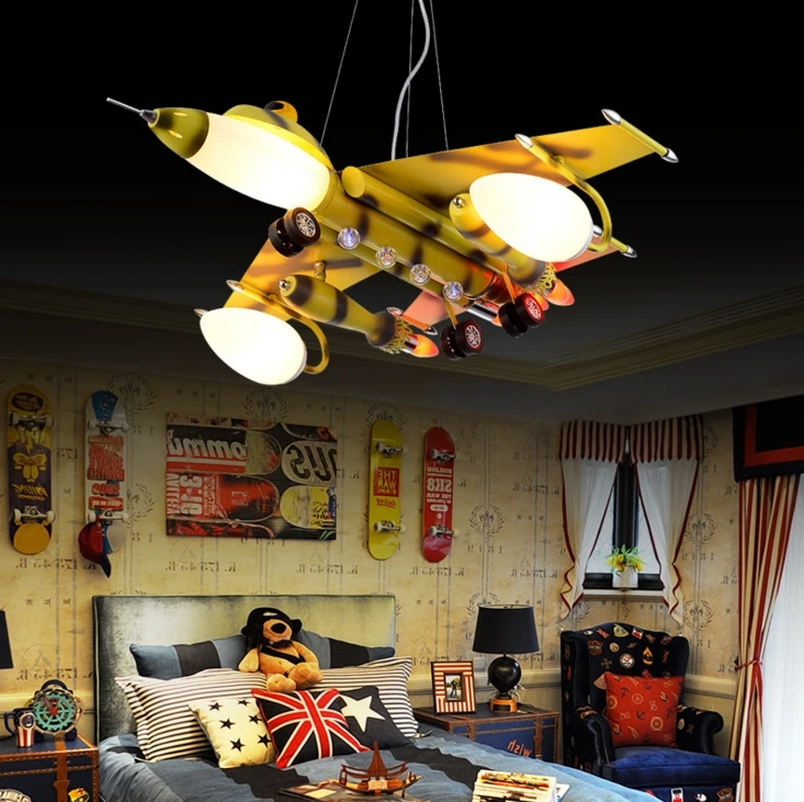 Детских глаз безопасности светодиодные Мультфильм люстры для мальчиков и