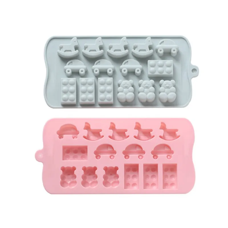 22.5x10.8x1.6cm Handmade Soap Mold Chocolate Cake Decorating Tools DIY Cookies Fondant Silicone Trojan Mould | Дом и сад