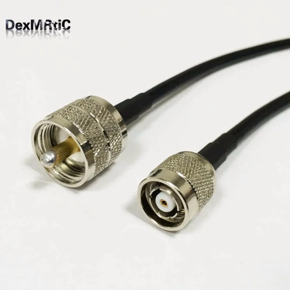 Новый UHF мужской переключатель RP TNC штекер конвертер RF коаксиальный кабель RG58 по