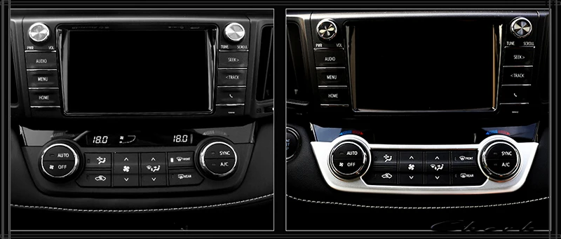 Новый ABS хром для Toyota RAV4 2016 2017 центральный пульт управления Переключатель