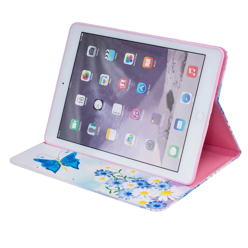 Для ipad 6 air 2 чехол роскошный красочный кошелек Флип-бумажник силиконовый милый