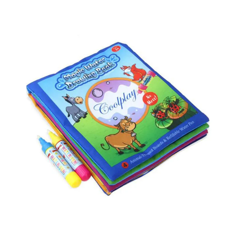 Kids Magic Water Draw Cloth Book Toy Children Early Education Cartoon DIY Creative Gift For IQ Develop And | Игрушки и хобби