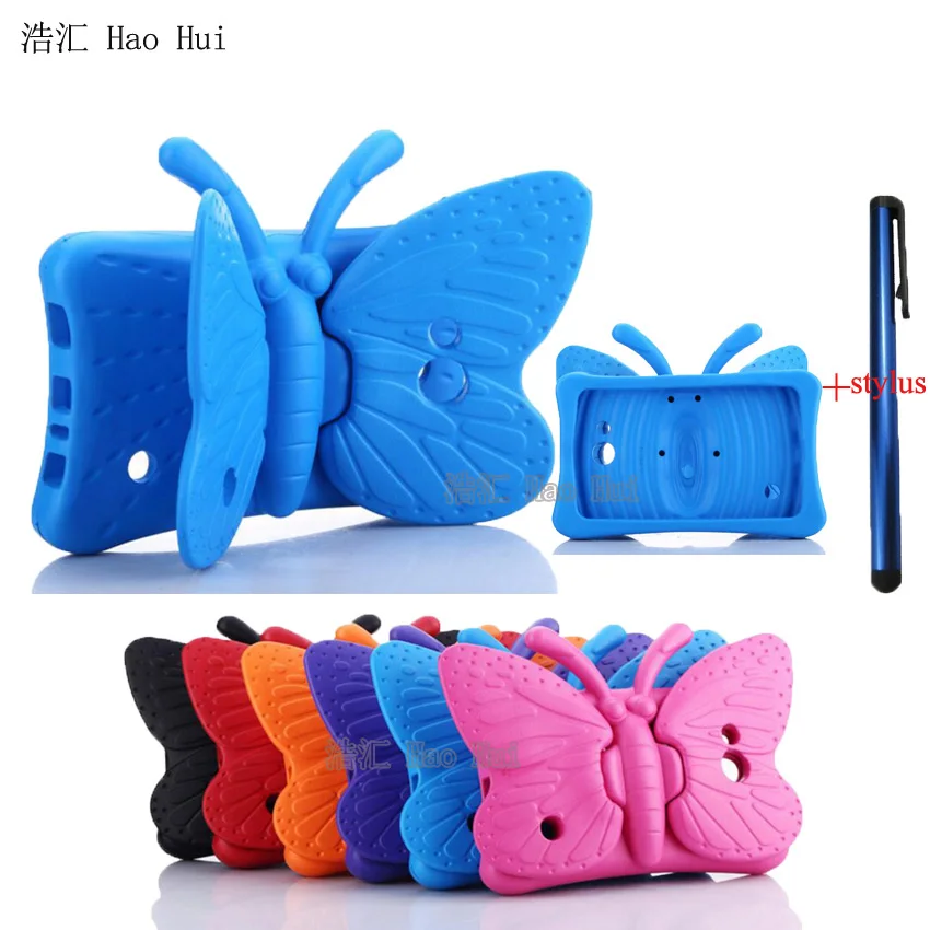 Новинка 2017 года с принтом бабочки EVA дети пены ударопрочный чехол подставка для