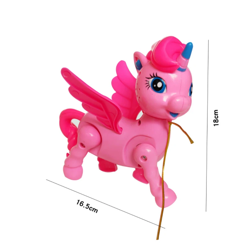 Забавный робот единорог детские игрушки светодиодный светильник световой