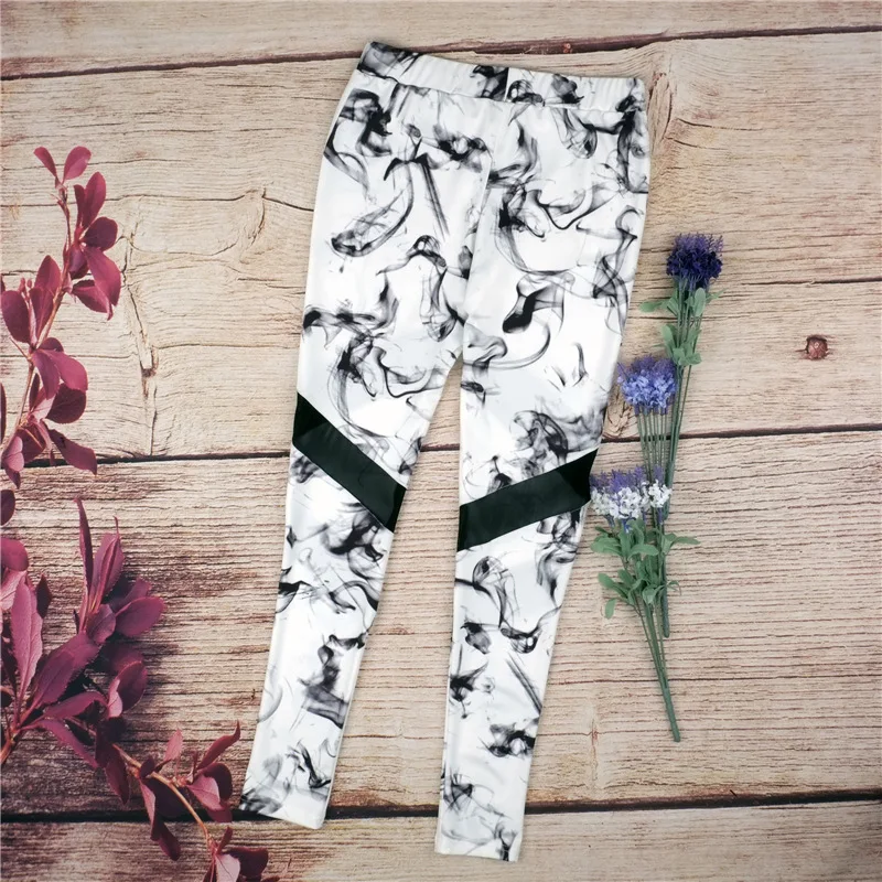 2017 Новых женщин Способа Наборы Чернил Печати Одежда Костюмы 2 Из Двух Частей