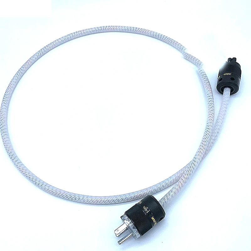 Hi End US/EU версия вилки питания Разъем 9 контактный ядер 16AWG 7N с серебряным покрытием