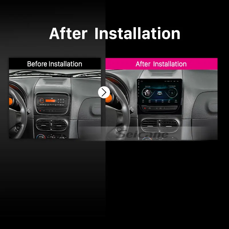 Seicane 9 дюймов Android 8 1 автомобильный радиоприемник с навигацией GPS плеер для Fiat
