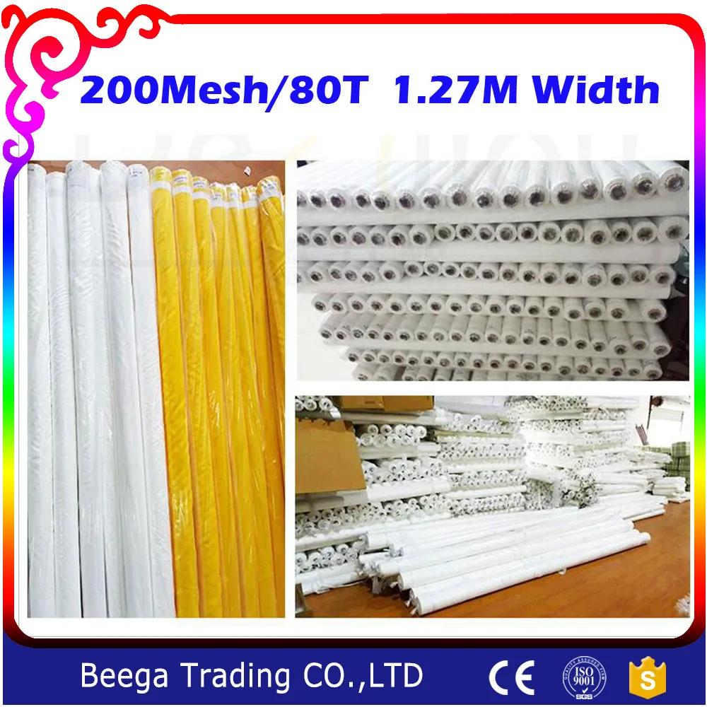 

DPP 200 Mesh Count(80T) Fabric White Color Silk Grid Material