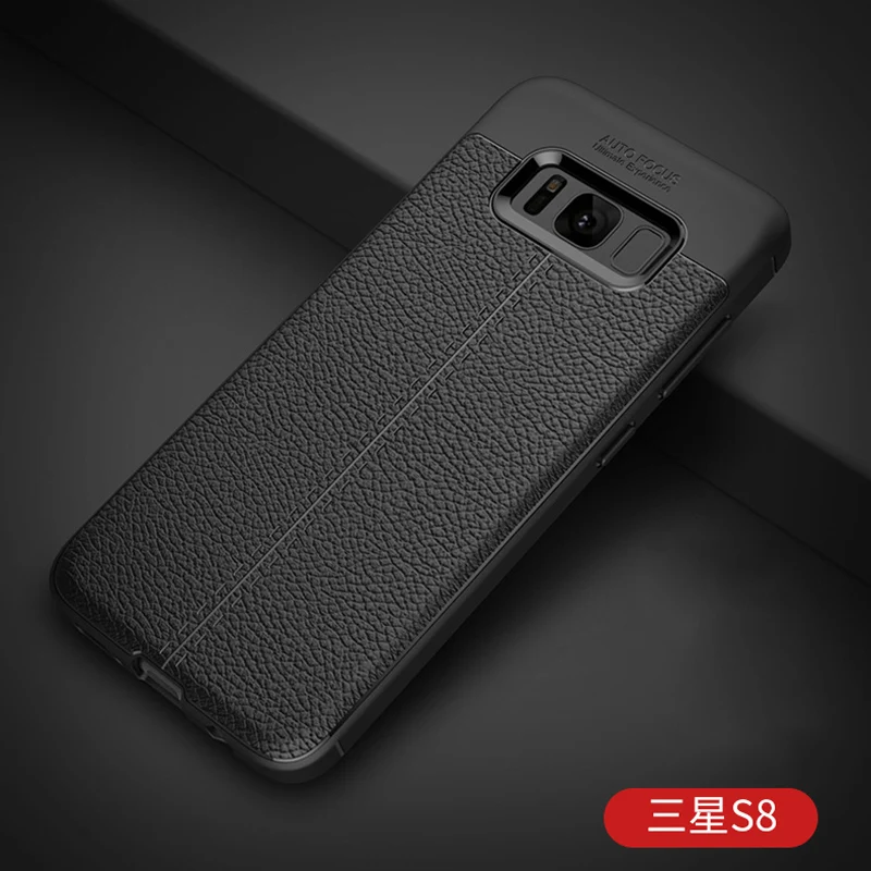 Мягкий ТПУ силиконовый кожаный чехол для телефона с 3D рисунком Samsung Galaxy S9 Plus Note 8 9