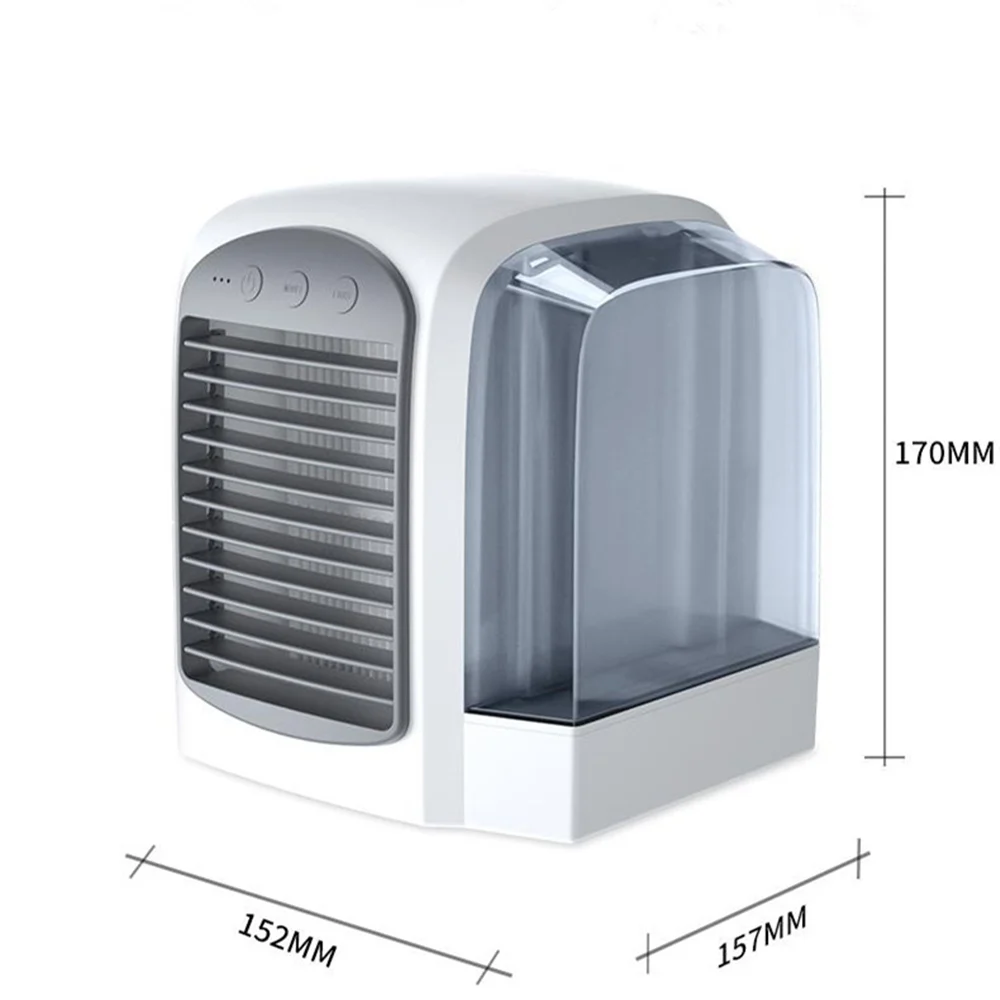 USB mini air cooler Air conditioning fan portable Cooler conditioner humidifier purifier for Home Office Desktop | Бытовая техника