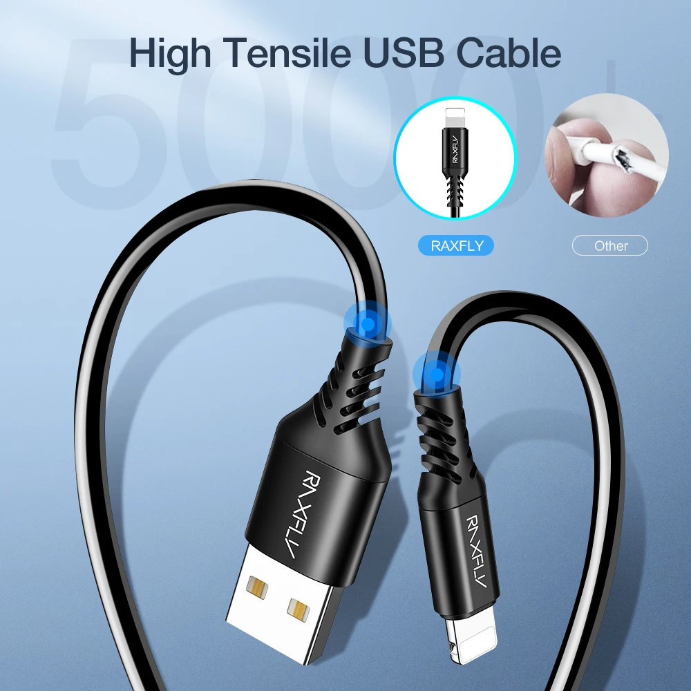 RAXFLY пружинный USB кабель для iPhone XS XR Type C Micro samsung провод Xiaomi зарядки Lightning на айфон