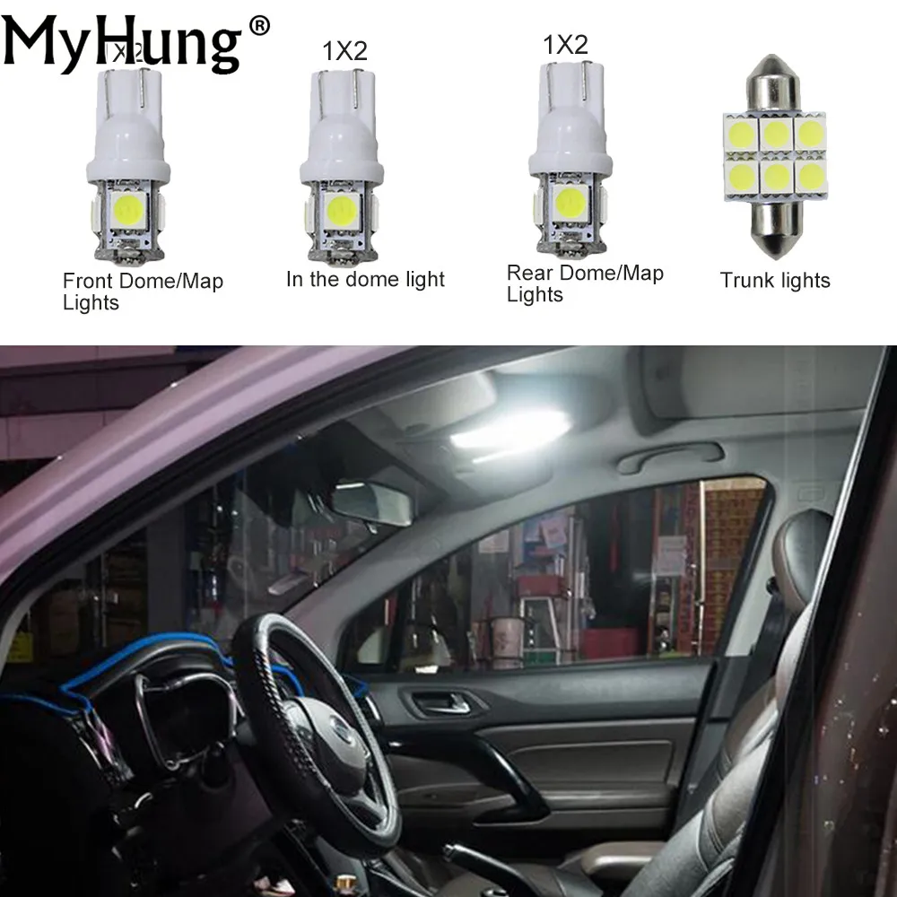 Для Toyota Previa ACR50 удобные лампы Светодиодная лампа для освещения салона автомобиля