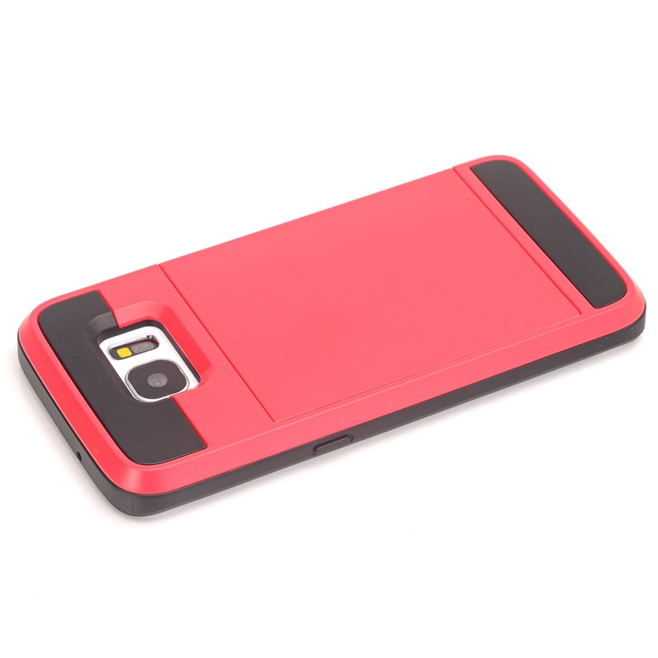 Для S4 S5 S6 S7 edge S8 чехол Роскошный Защитный Гибридный жесткий резиновый ударный