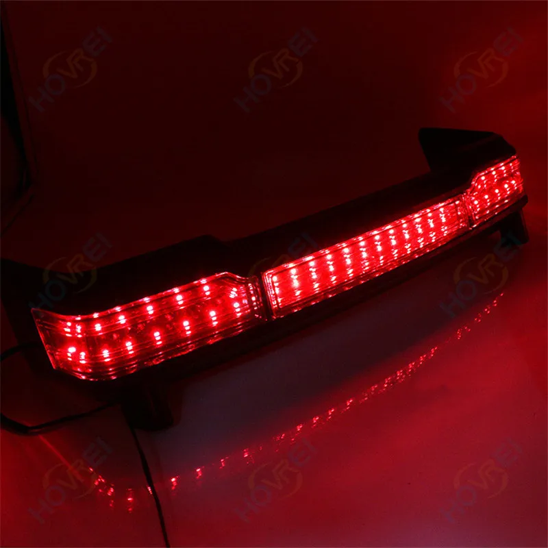 Мотоцикл LED ходовой тормозной фонарь задний для Harley Touring Trunk King Tour Pack Wrap около 2009-2013