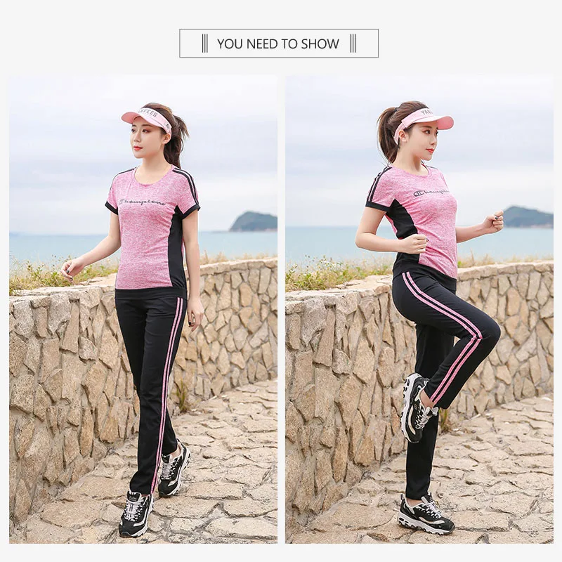 Бесшовный комплект для йоги из 2 предметов женская спортивная одежда фитнеса