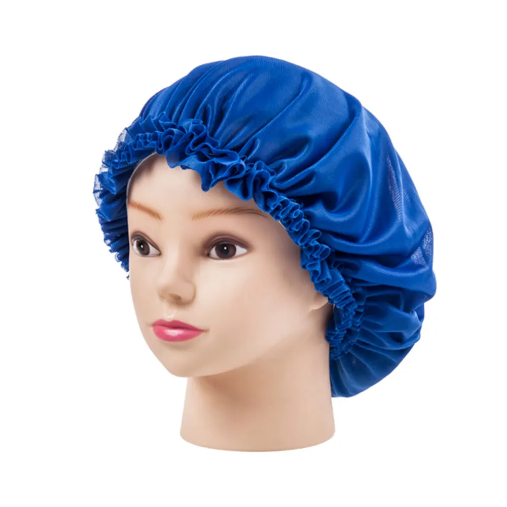 Sleeping Hat Night Sleep Cap Hair Care Satin Bonnet Caps Nightcap For Women Men Treatment Protect From Frizzing | Красота и здоровье