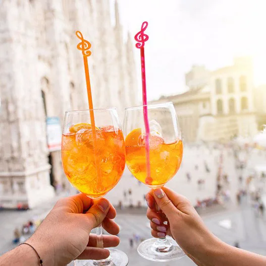 50 Pcs Hot Sale Music Plastic Swizzle Sticks Cocktail Art Stirrers Beverage Coffee Drink Wine Stir Party Decoration Bar Tools | Дом и сад
